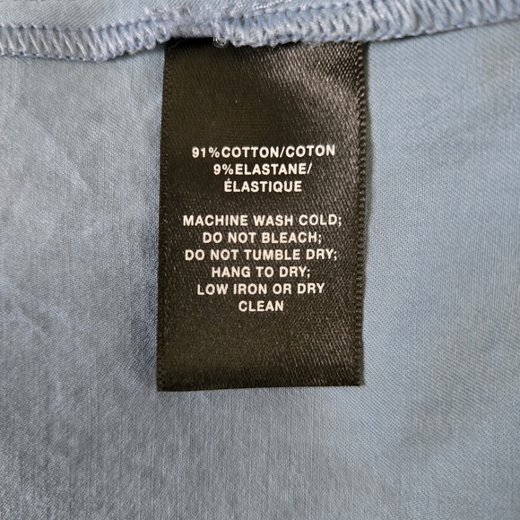 LAFAYETTE 148 NEW YORK DRESS WOMEN MIDI BLUE LAGEN MINIMALIST COASTAL SIZE XL - Picture 11 of 11